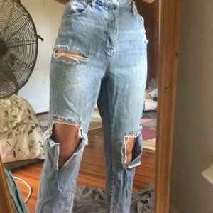 PacSun Mid-wash Mom Jeans